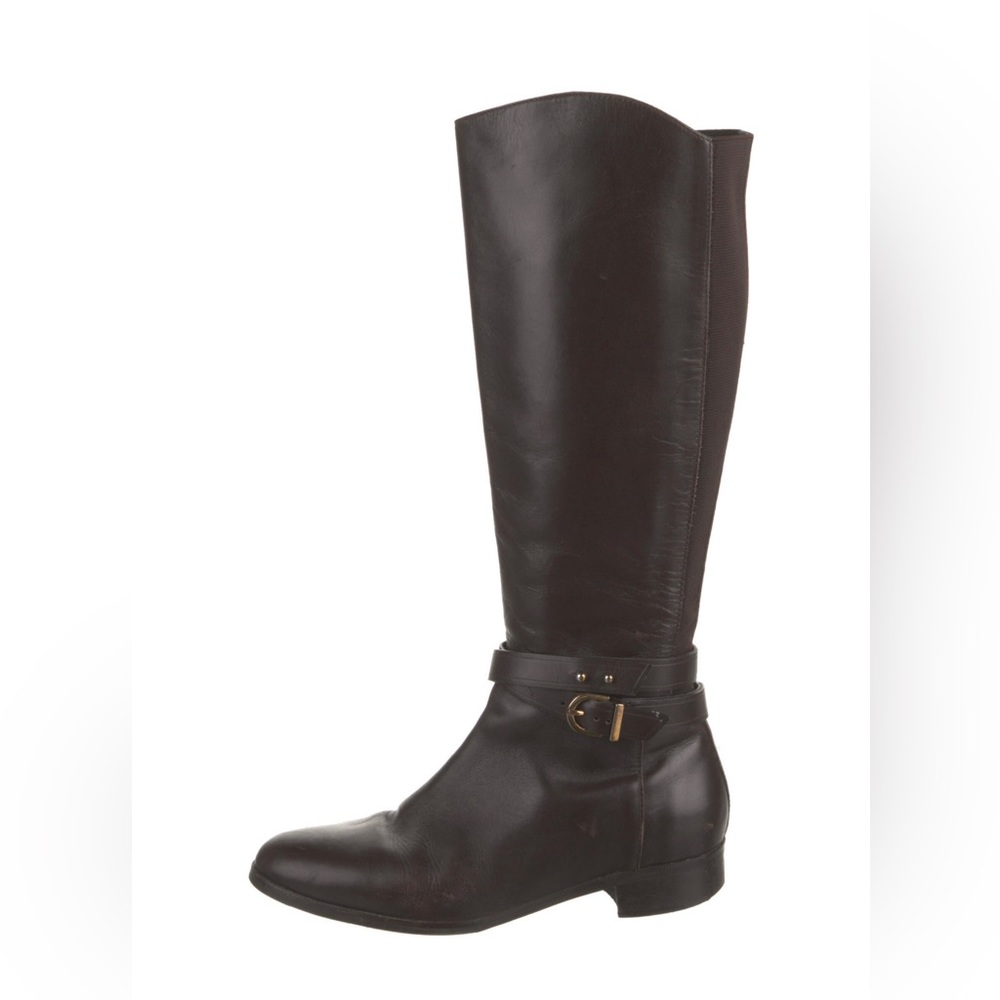 L.K Bennett Leather Riding Boots - Picture 2 of 5